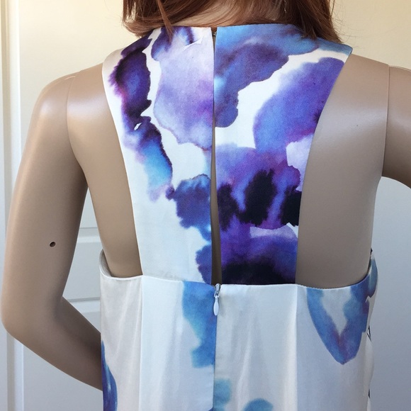 Trina Turk NWT! Watercolor Felisha Dress - Picture 5 of 12